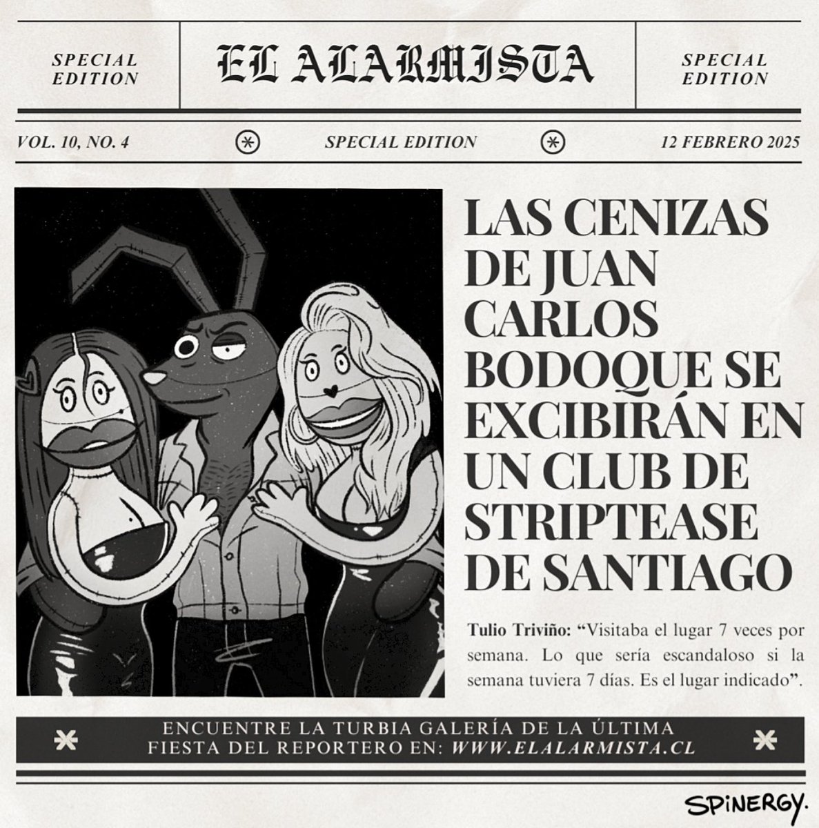 Ha muerto vuestro héroe, pero siempre podrán ir a visitar sus cenizas. 

#31Minutos #JuanCarlosBodoque #Bodoque #ElAlarmista