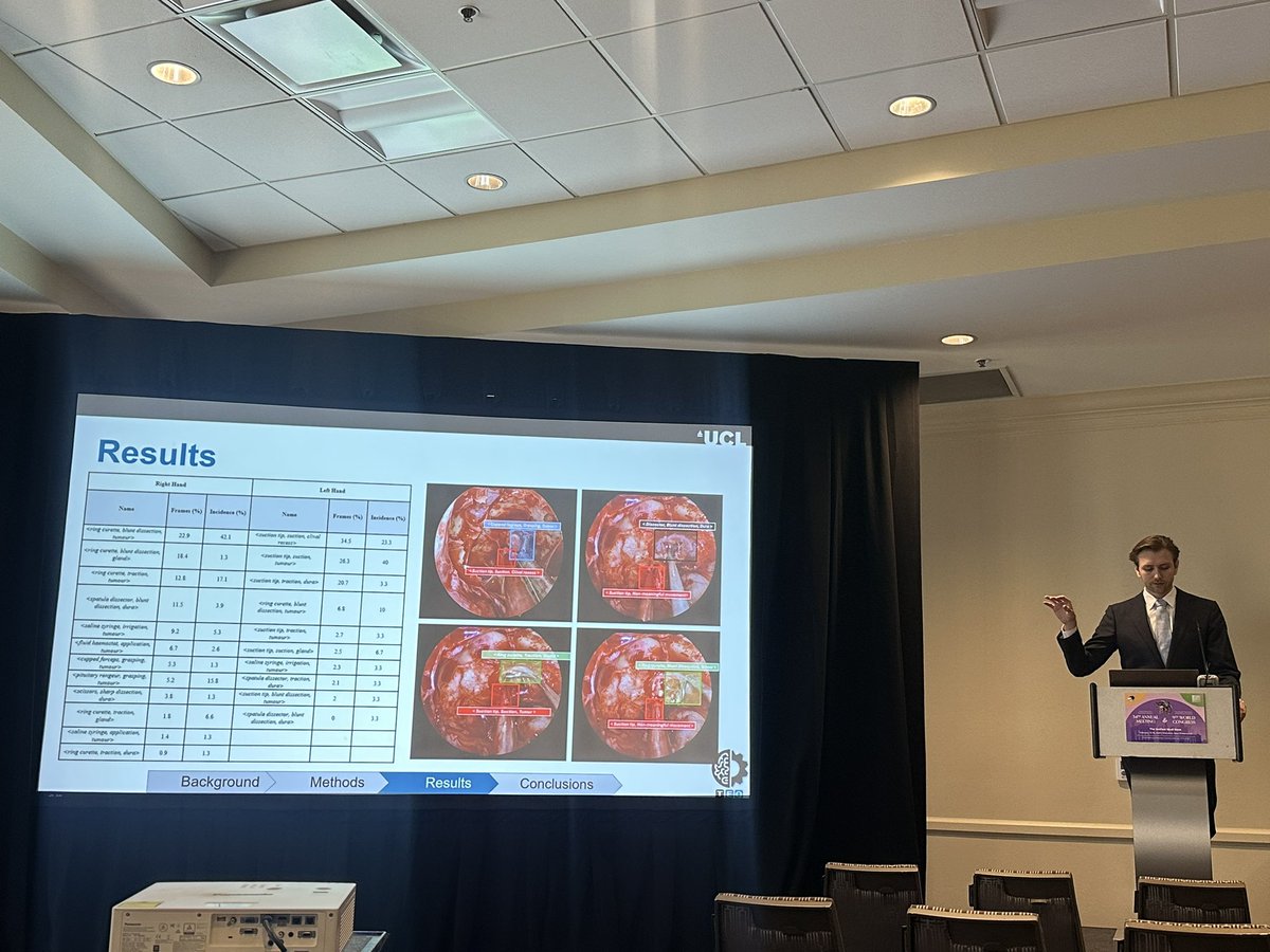 Great talk by <a href="/starupjoachim/">Joachim Starup-Hansen</a> at <a href="/NASBSorg/">NASBS</a>: Action analysis in pituitary surgery! 🔥 

#nasbs2025 <a href="/TEQ_Neurosurg/">Surgical Technology At Queen Square</a> <a href="/QSNeurosurgery/">Queen Square Neurosurgery</a>