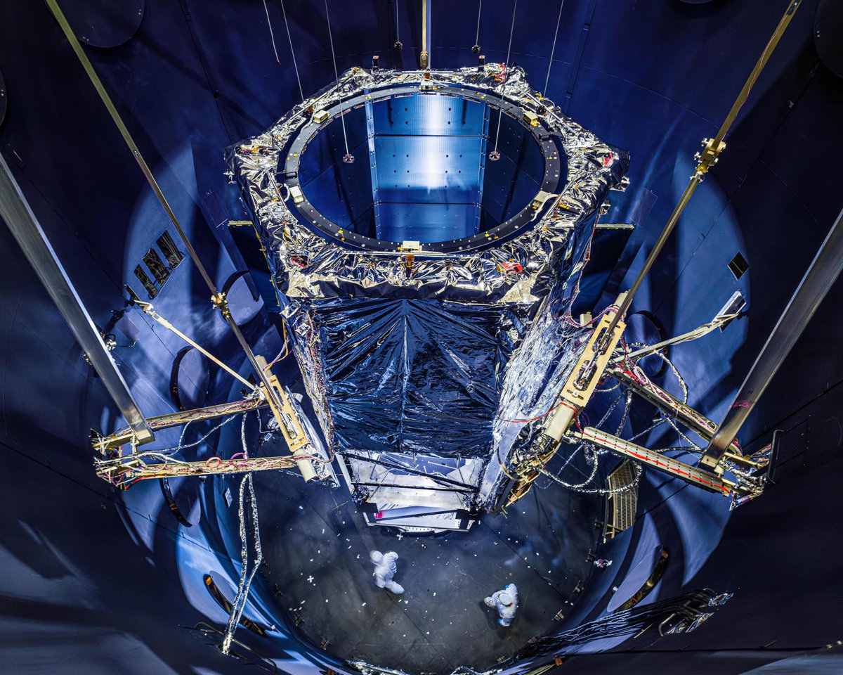 Places, please! 🎭

NASA engineers completed an environmental testing dress rehearsal to prepare for the thermal vacuum test for Roman's Spacecraft Integrated Payload Assembly, or SCIPA.

📸 NASA/Chris Gunn