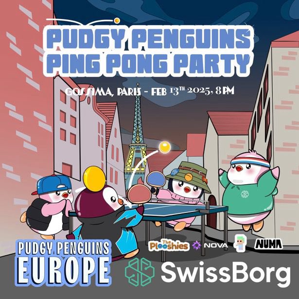 Abasho and penguins having fun in Paris tonight, join us in few hours.

can’t wait to see you there guys! 🫂🐧