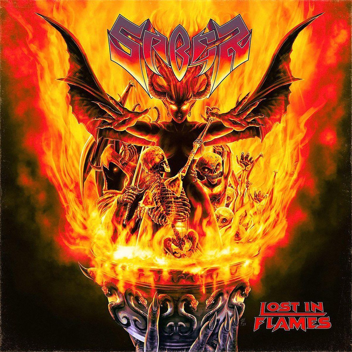 newmetalalbums1's tweet photo. Heavy Metal worshippers SABER released their second album 'Lost in Flames' on February 7, 2025 via Reigning Phoenix Music. Any favorite tracks? #saber #lostinflames #heavymetal #powermetal #melodicmetal #nwothm #oldschoolmetal #metalmusic #metaltwitter #metal @r_p_m https://t.co/ff3EXu5vpB