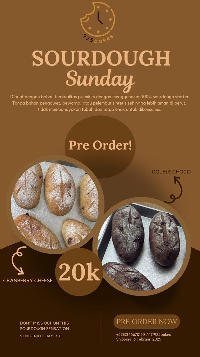shasti__'s tweet photo. haiii disini boleh taro makanan ga ya? aku lagi buka PO sourdough cranberry dan choco pengiriman Minggu 16 Feb. 

100% sourdough, no poolish
premium ingredients 
soft and chewy!

ship from depok/cibubur area, bisa 🍊 jg https://t.co/jsA7OgRHUo