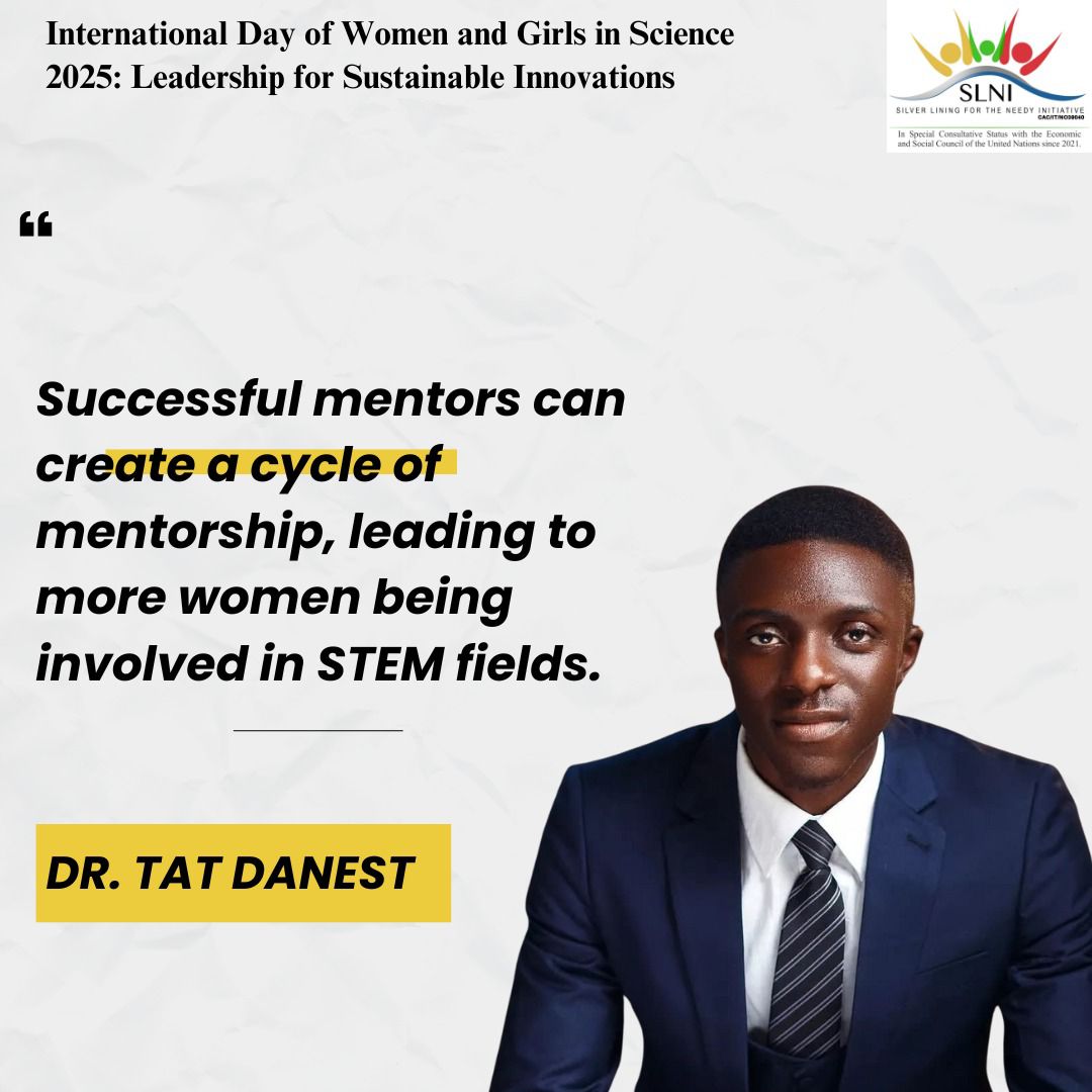 On February 11th, we proudly celebrated the International Day for Women and Girls in Science 2025 with an inspiring virtual panel featuring remarkable women in STEM. 

Here are some key Takeaways from:
 - Dr. Baboshiya Dio and Dr. Tat Danest 
#womeninSTEM #TBT #WomeninLeadership