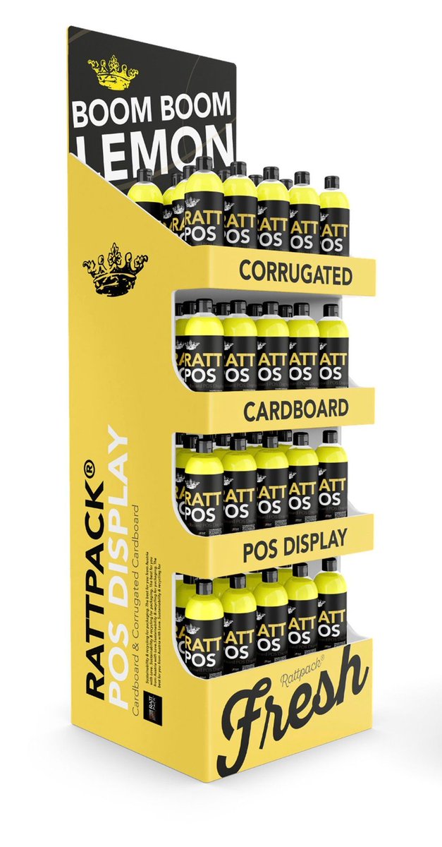 GroupRattpack's tweet image. Unwiderstehliche Anziehung am Point of Sale (POS):
Unsere individuell gestalteten Displays aus 100 % recycelbarer Wellpappe bringen Ihre Produkte am POS ganz groß raus. Ob Paletten-, Regal-, Theken- oder Bodendisplay.

buff.ly/3CMX46q 

#rattpack #printandpackaging #vpack