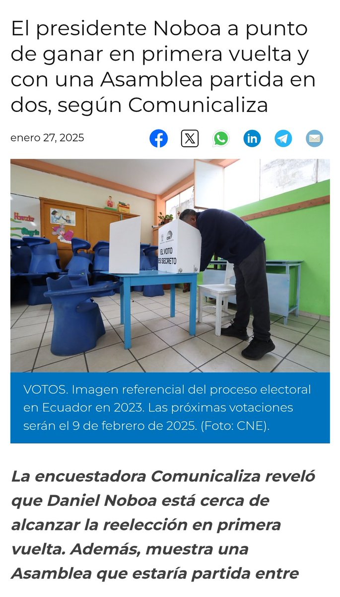 RComunitariosEc's tweet photo. @XavierSote_EC @DanielNoboaOk @Adnecuadorok @LuisaGonzalezEc @RC5Oficial Por eso NO publicamos el exit poll de #DiegoTello, "#Estrategas" ni de #Cedatos, ni de #Comunicaliza, etc
Eso publicaron decenas de medios digitales y tv que tienen PAUTAJE vigente con el Gobierno, también lo pusieron decenas de medios radiales
A ellos talvez alguna crítica❓ https://t.co/hImk6v9v4m
