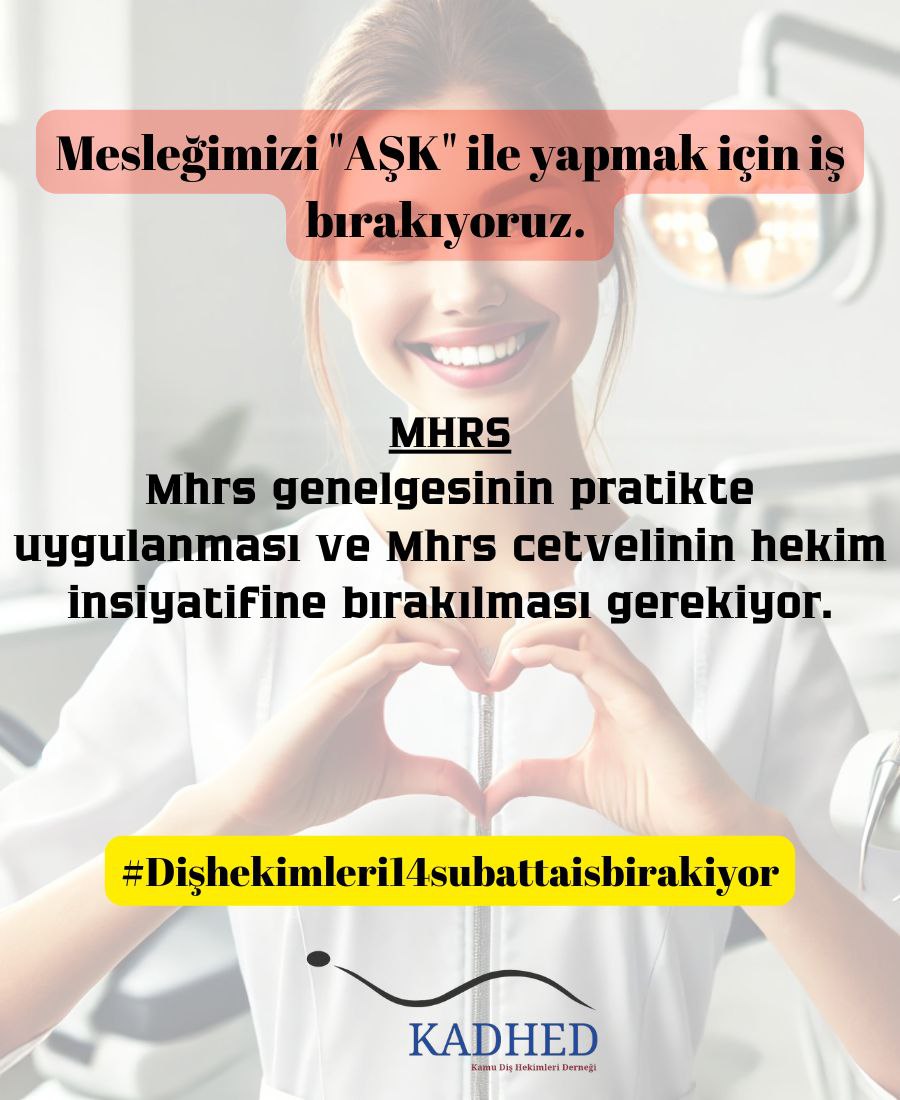 DisKamu's tweet photo. #Dişhekimleri14subattaisbirakiyor
Kamu diş hekimleri 14 Şubat 2025 tarihinde iş bırakıyor... https://t.co/Ryg4X2Qmos