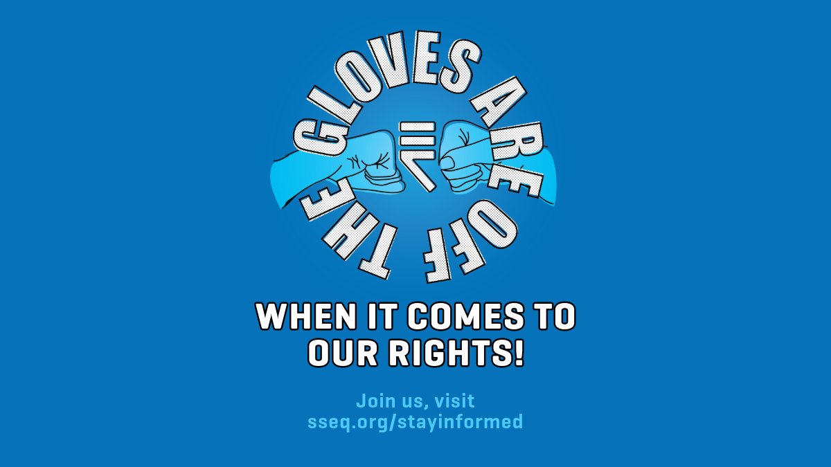 We stand ready to fight back when it comes to our rights! sseq.org/stayinformed 💪 #TheGlovesAreOff
