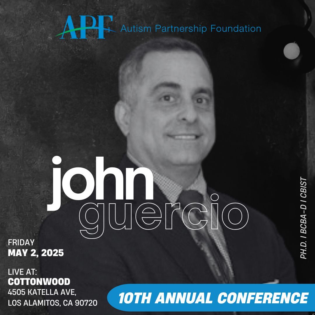 Speaker Spotlight ⭐ APFCON 2025: John Guercio

We are excited to have John Guercio on the Adult Services panel. He will be joined by Judith Ursitti, Amanda Kelly, and Amy Gravino.

Sign up now for live or online attendance buff.ly/3QuycTC 
#apfcon2025 #ProgressiveABA