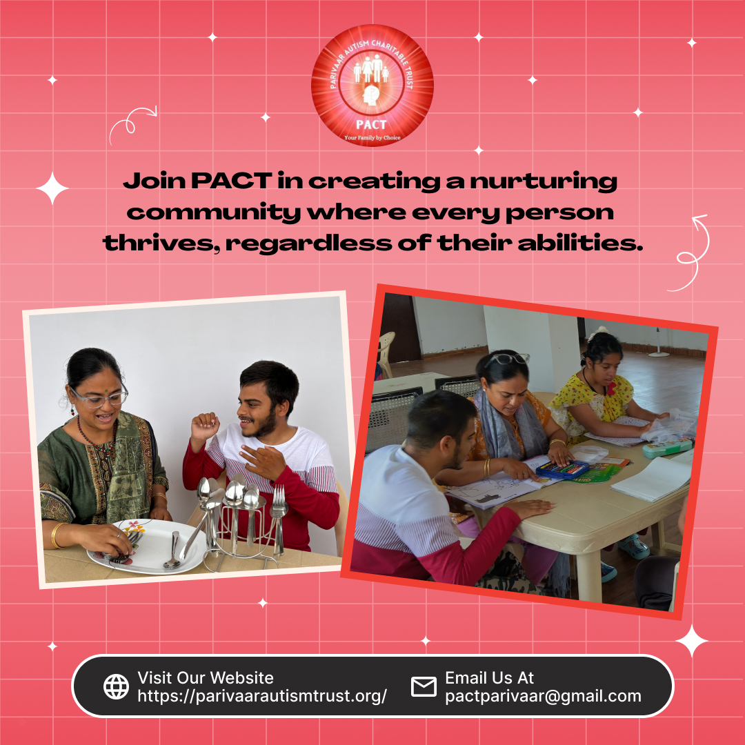 PARIVAAR_PACT's tweet photo. ✨ Join hands with PACT to create a world where everyone, regardless of abilities, thrives. Together, let’s nurture a compassionate community and ensure a brighter tomorrow for individuals with special needs. ❤️ https://t.co/4PrMbzGivE