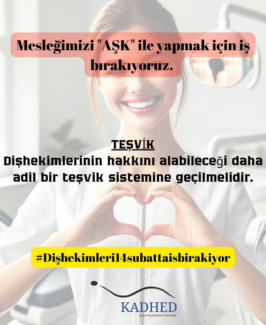 DisKamu's tweet photo. #Dişhekimleri14subattaisbirakiyor
Kamu diş hekimleri 14 Şubat 2025 tarihinde iş bırakıyor... https://t.co/doT787acgf