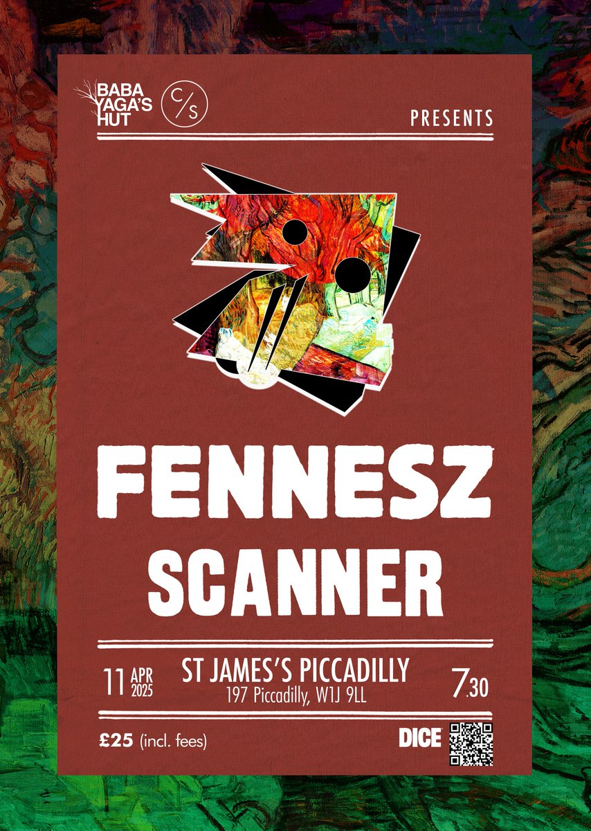 Robin Rimbaud - Scanner (@robinrimbaud) on Twitter photo Change of venue for my grand London show with my old sonic pal <a href="/cjf/">fenneszć
¤</a>. 2/3 tickets already sold so please don't delay if you are coming along! This is going to be an explosive experience <a href="/byhut/">Baba Yaga's Hut</a>
dice.fm/event/av6ekd-f⦠Change of venue for my grand London show with my old sonic pal <a href="/cjf/">fenneszć
¤</a>. 2/3 tickets already sold so please don't delay if you are coming along! This is going to be an explosive experience <a href="/byhut/">Baba Yaga's Hut</a>
dice.fm/event/av6ekd-fā¦