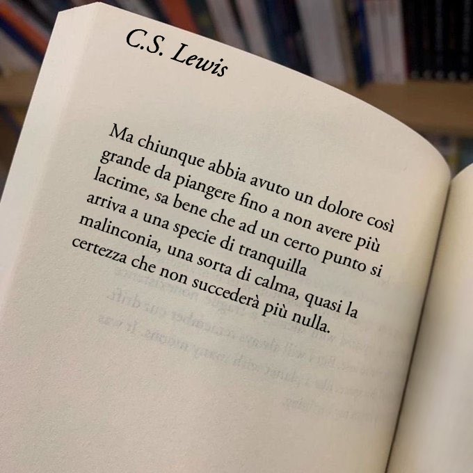 Questo estratto di Lewis è bellissimo 📚