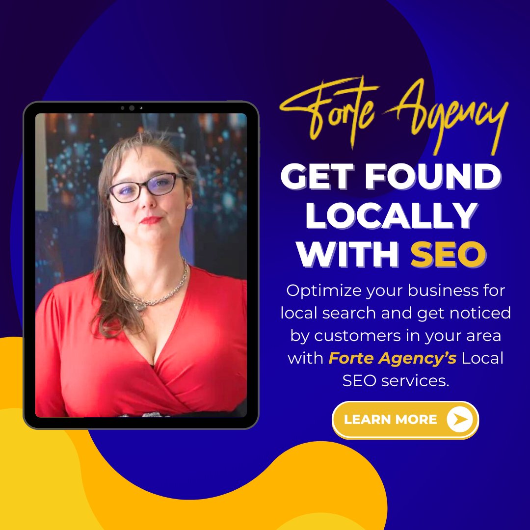 JessicaFontana's tweet photo. 📍 Get Found Locally with SEO!

Optimize your business for local search and connect with customers in your area with Forte Agency's expert Local SEO services. 🌟

👉 Let your community find you first: https://t.co/im5ko1uiXF

#LocalSEO #GrowLocal #ForteAgency #SEOExperts https://t.co/XmwvcIo1jJ