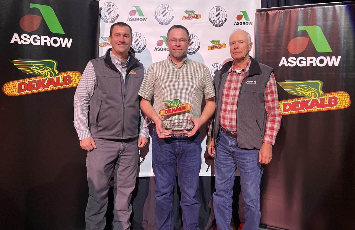 Congratulations to these <a href="/Asgrow_DEKALB/">DEKALB Asgrow Seed</a> Yield Chaser winners from FSR John Triebs territory! 🌽🏆🎉

#YieldChasers24 #ChampionsOfYield #OneMoreBushel #WinningHasRoots #DEKALB #Asgrow