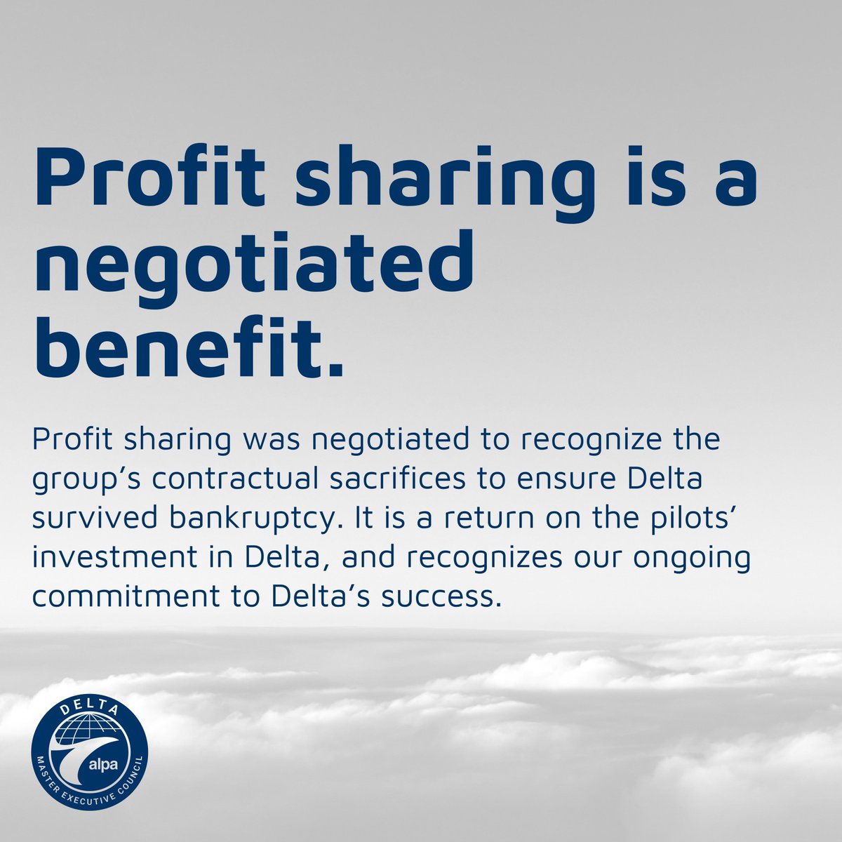 Delta_Pilots's tweet photo. Profit Sharing: The Real Story. https://t.co/BWmB8LCxfa