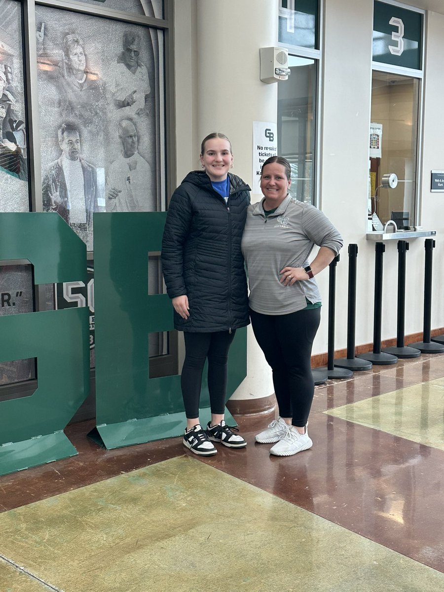 Thank you <a href="/GBPhoenixSB/">Green Bay Softball</a> for an amazing visit and great conversations! It was such a fun day being able to explore campus and get to know the players! I loved the atmosphere the players and coaches created! Thank you <a href="/skubuske/">Sara Kubuske</a> <a href="/mbean_22/">Mary Bean</a> for a great day! Go phoenix!