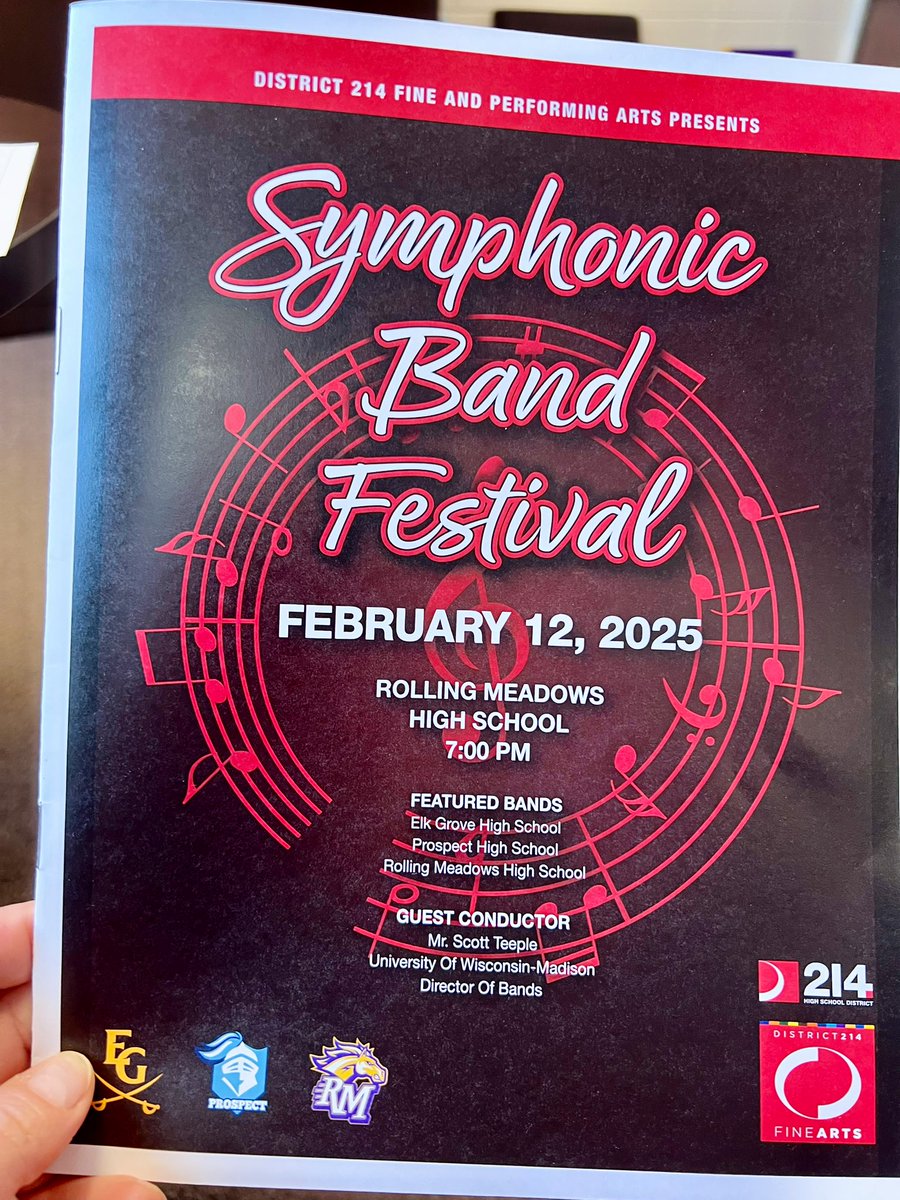 mary luckritz (@mluckritz) on Twitter photo Rescheduled for TONIGHT!
Come hear <a href="/District214/">District 214</a> <a href="/RMHSMUSTANGS/">Rolling Meadows HS</a> <a href="/rmhs_bands/">RMHS Mustang Bands</a> & <a href="/EG_Band/">EGHSBand</a> & <a href="/prospectband/">Prospect Band</a> perform tonight at 7 PM at Rolling Meadows High School!
Thursday, February 13!
<a href="/RMFineArts/">RMHS Fine Arts</a> <a href="/District214/">District 214</a> <a href="/d214finearts/">d214finearts</a> <a href="/ElkGrove_HS/">Elk Grove High Sch.</a> <a href="/EGFineArts/">EGFineArts/Mr. Wolfe</a> <a href="/PHSFineArt/">Prospect Fine Arts</a> <a href="/RMHSOrchestras/">RMHS Orchestras</a> Rescheduled for TONIGHT!
Come hear <a href="/District214/">District 214</a> <a href="/RMHSMUSTANGS/">Rolling Meadows HS</a> <a href="/rmhs_bands/">RMHS Mustang Bands</a> & <a href="/EG_Band/">EGHSBand</a> & <a href="/prospectband/">Prospect Band</a> perform tonight at 7 PM at Rolling Meadows High School!
Thursday, February 13!
<a href="/RMFineArts/">RMHS Fine Arts</a> <a href="/District214/">District 214</a> <a href="/d214finearts/">d214finearts</a> <a href="/ElkGrove_HS/">Elk Grove High Sch.</a> <a href="/EGFineArts/">EGFineArts/Mr. Wolfe</a> <a href="/PHSFineArt/">Prospect Fine Arts</a> <a href="/RMHSOrchestras/">RMHS Orchestras</a>