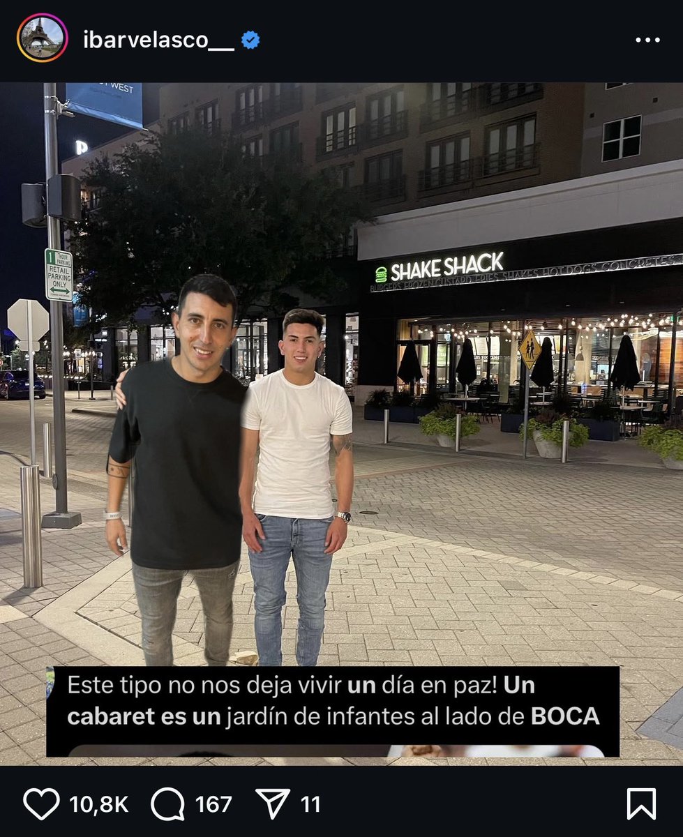 ❌ Ibar Velasco, hermano del refuerzo más caro de la historia de Boca Juniors, Alan vía Twitter por las críticas por el rendimiento de su hermano: 

🗣️ “Este tipo (Riquelme) no nos deja vivir un día en paz! Un cabaret es un jardín de infantes al lado de BOCA”.

¿Qué opinan?