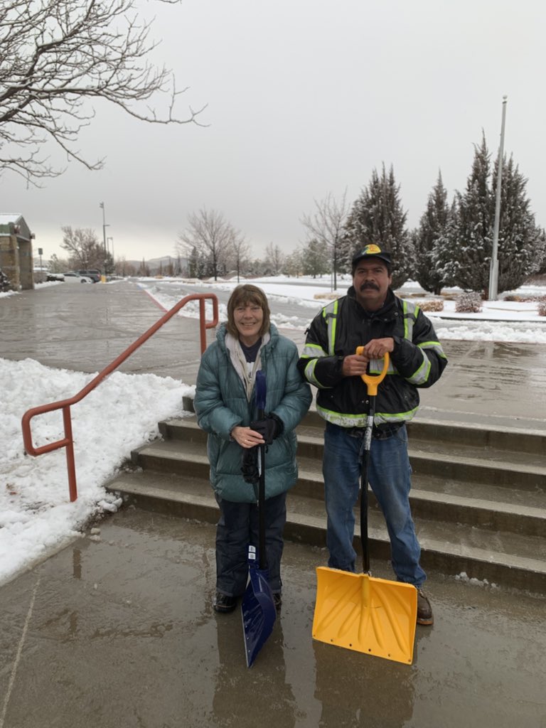 iTeachForLife's tweet photo. @shawcoyotes Thank you so much to Val and Juan for getting the school cleared in the snowy ❄️ and rainy 🌧️ conditions. We are so happy to have you both as part of the pack! We love you both! https://t.co/y6mkEpsb2F