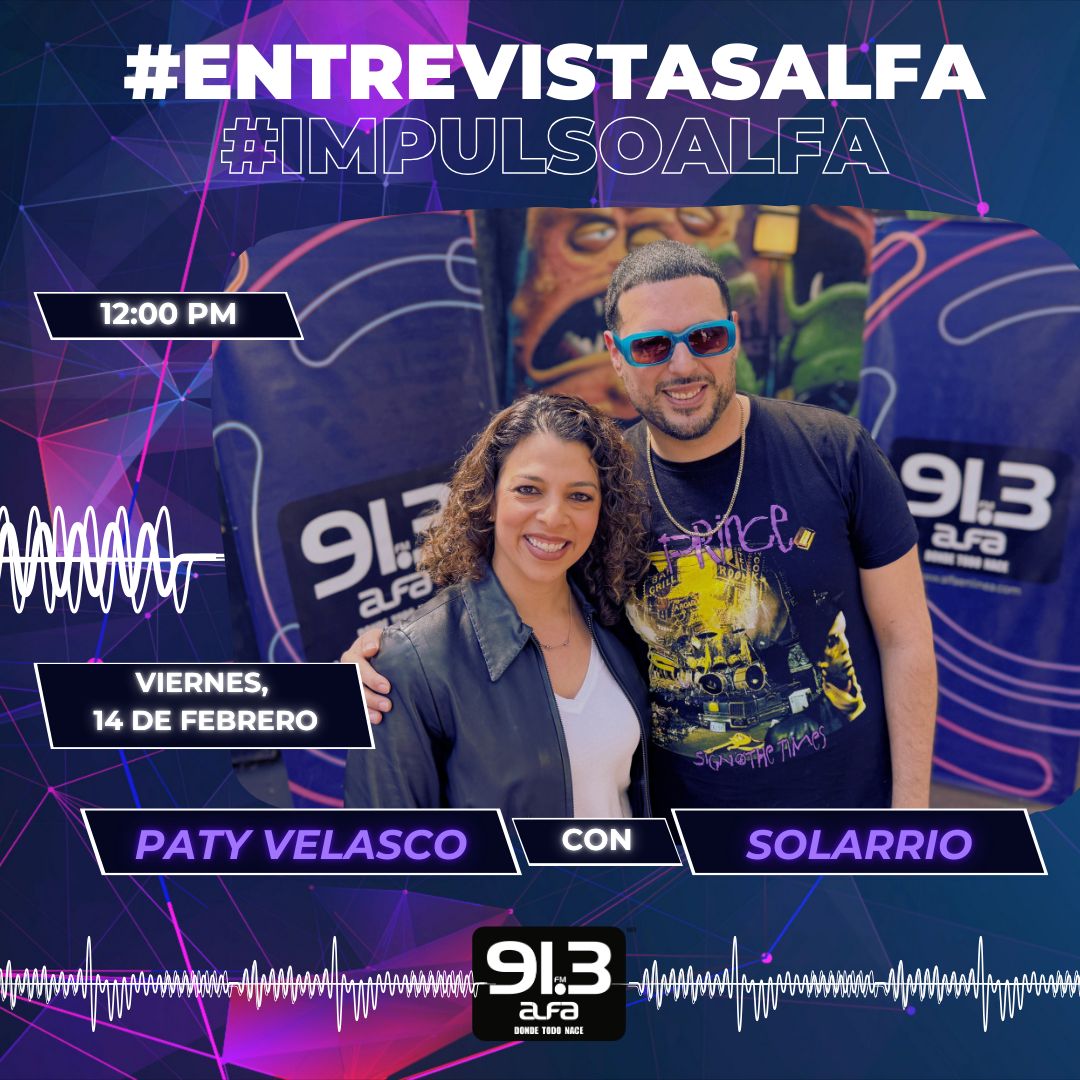 alfa913fm's tweet image. #EntrevistasAlfa 🔥
🎶 ¡La espera casi termina! 🎤
Solo falta un día para nuestra esperada entrevista con nuestro #AlfaArtista #Solarrio.
No te pierdas la entrevista exclusiva mañana a las 12 pm en nuestra página oficial, Facebook y YouTube. 👀
#DondeTodoNace 📻