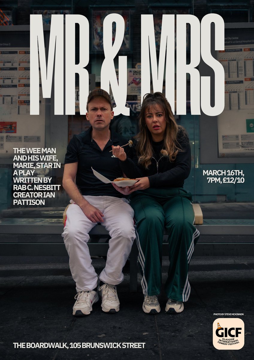 The Wee Man (@thatweeman) on Twitter photo The Wee Man and his wife Marie star in a play written by Rab C Nesbitt creator Ian Pattison.
<a href="/GlasgowComedy/">Glasgow Comedy Festival</a> Festival 2025
March 16th, 7pm, <a href="/TheBoardwalkGla/">The Boardwalk</a>
glasgowcomedyfestival.com/events/the-wee… The Wee Man and his wife Marie star in a play written by Rab C Nesbitt creator Ian Pattison.
<a href="/GlasgowComedy/">Glasgow Comedy Festival</a> Festival 2025
March 16th, 7pm, <a href="/TheBoardwalkGla/">The Boardwalk</a>
glasgowcomedyfestival.com/events/the-wee…