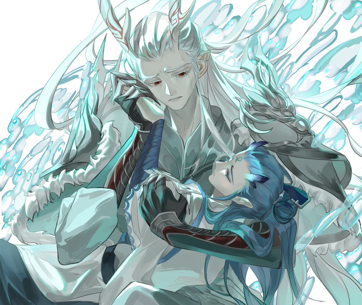 lutheboy's tweet image. 我只要你活着#哪吒之魔童闹海 #敖丙