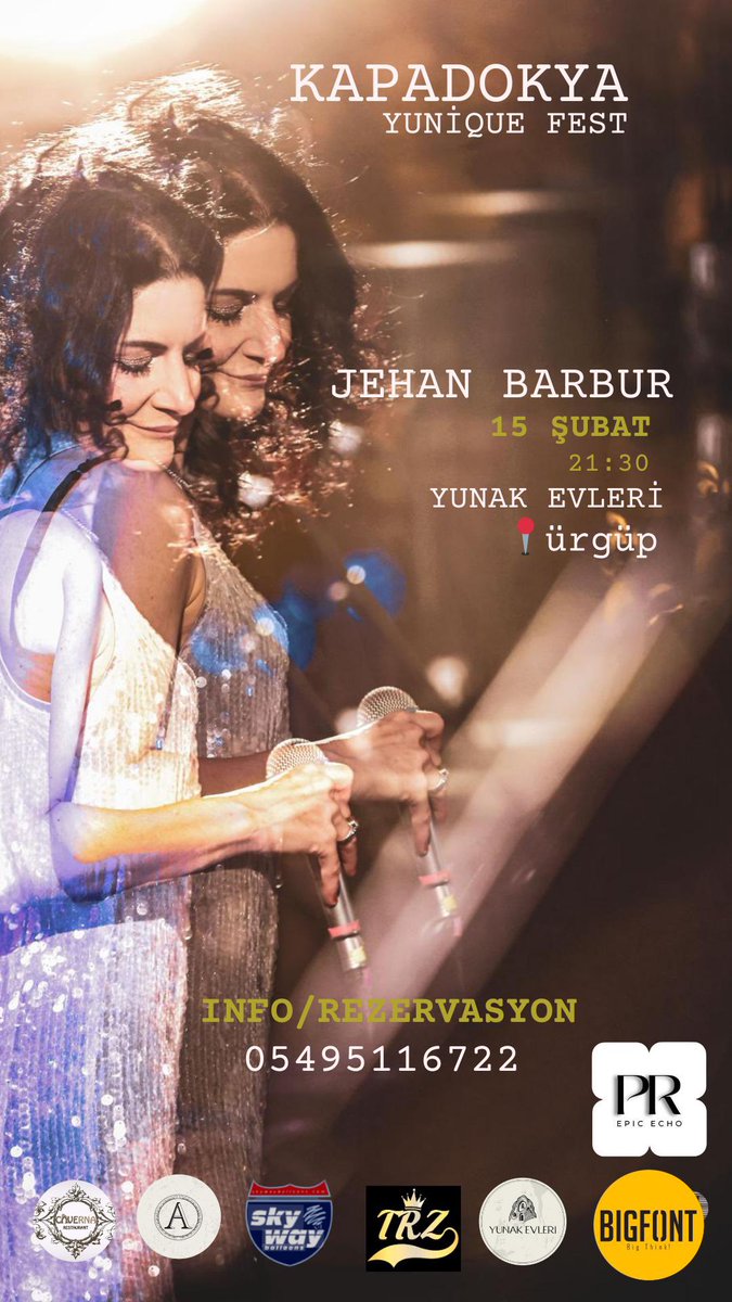 Aydın 14 Şubat
Ürgüp 15 Şubat