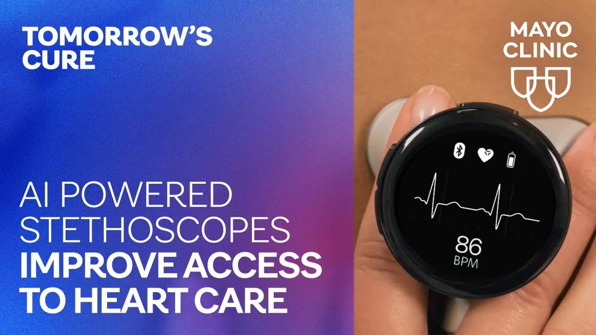 Paul Sonnier (@paul_sonnier) on Twitter photo New <a href="/MayoClinic/">Mayo Clinic</a> podcast:
Tomorrow’s Cure: AI Powered Stethoscopes Improve Access to Heart Care
Features <a href="/JoelStreed/">Joel Streed</a>, <a href="/DemiladeMD/">Demi Adedinsewo, MD</a>, <a href="/jason_bellet/">Jason Bellet</a>, <a href="/Eko_Health/">Eko Health</a>
newsnetwork.mayoclinic.org/discussion/tom…
#DigitalHealth #AIMedicine #AIinHealthcare #AI #Cardiology New <a href="/MayoClinic/">Mayo Clinic</a> podcast:
Tomorrow’s Cure: AI Powered Stethoscopes Improve Access to Heart Care
Features <a href="/JoelStreed/">Joel Streed</a>, <a href="/DemiladeMD/">Demi Adedinsewo, MD</a>, <a href="/jason_bellet/">Jason Bellet</a>, <a href="/Eko_Health/">Eko Health</a>
newsnetwork.mayoclinic.org/discussion/tom…
#DigitalHealth #AIMedicine #AIinHealthcare #AI #Cardiology