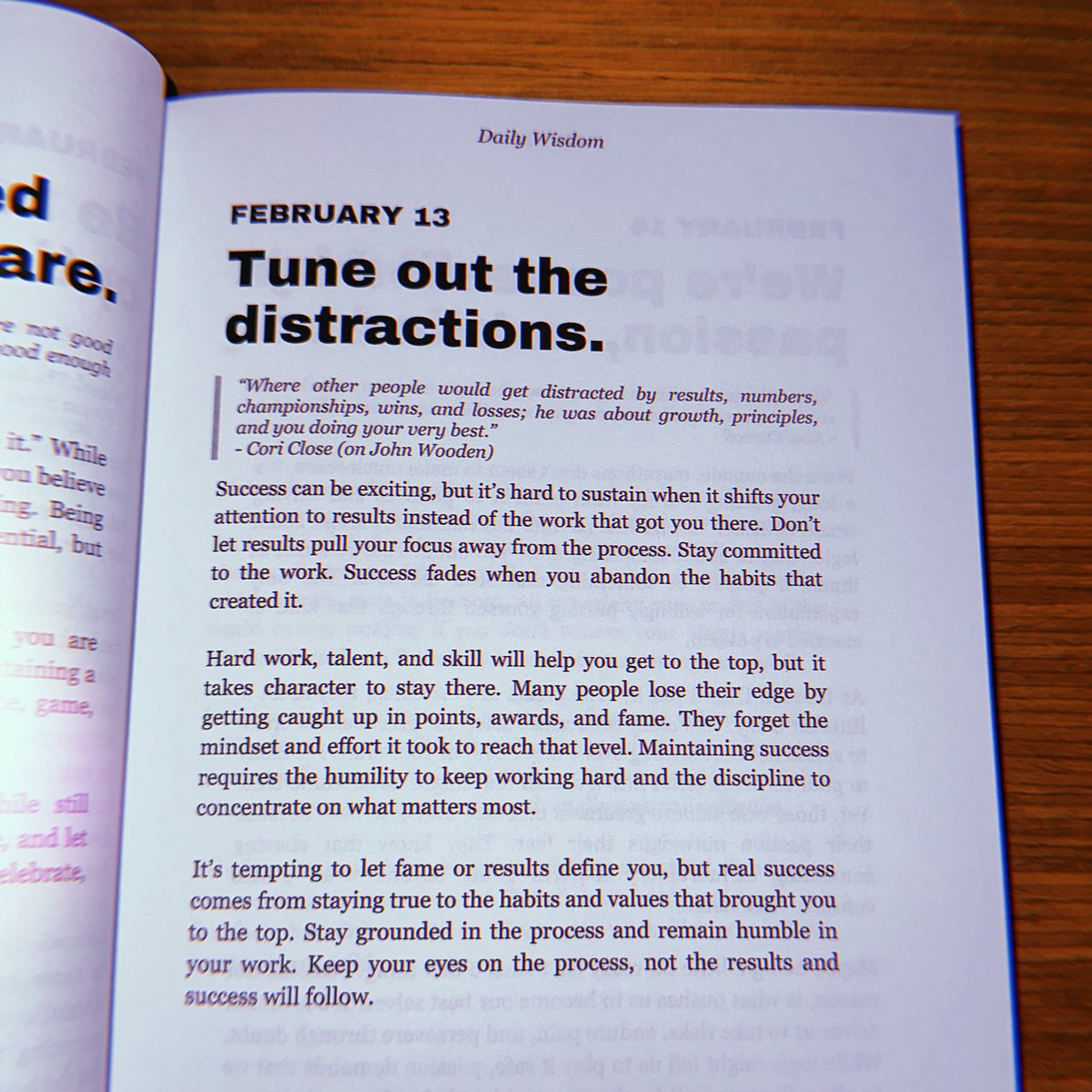 Tune out the distractions. #DailyWisdom