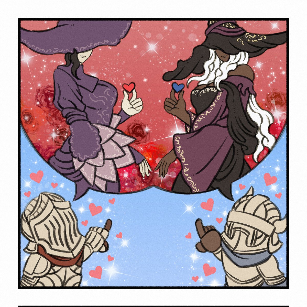 JOWAN_JW's tweet image. They're very proud of their hot witch wife ✨️💖
#ELDENRING #NIGHTREIGN #DarkSouls2