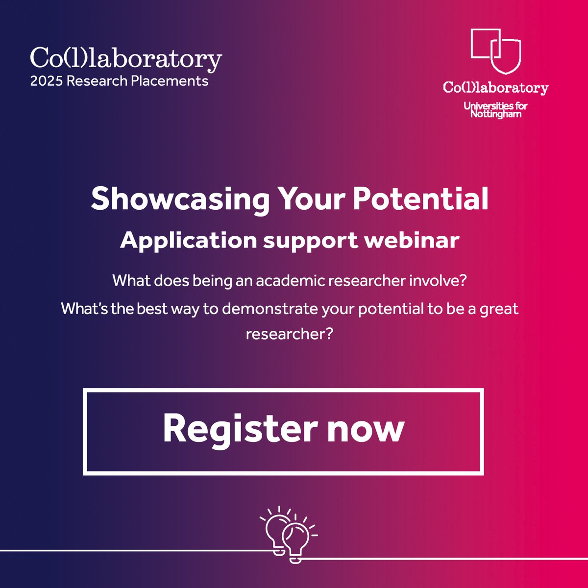 📚Curious about what it takes to be an academic researcher &amp; how to showcase your potential? 

🚀 Join our webinar to explore academic research &amp; learn how to craft a strong application for our Placement opportunities!

📅 19 Feb 2025 | ⏲ 5:30-6:30
🔗forms.microsoft.com/e/iQDx8cbVME