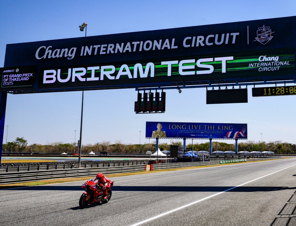 Marc Marquez tops the timing sheets at the end of the pre season test. 
#motogp #marquez