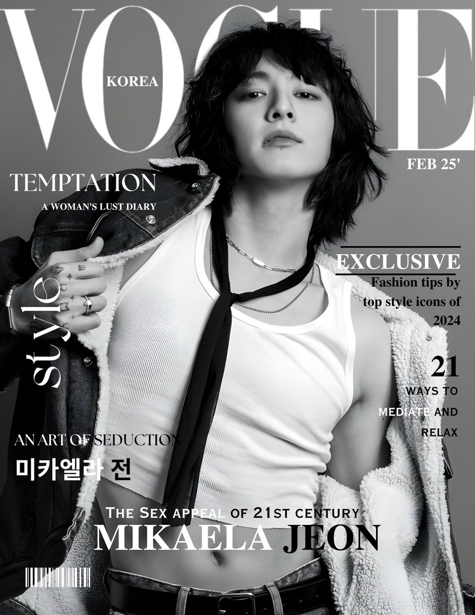 📸: 𝟐𝟓𝟎𝟐𝟏𝟑. #MIKAELA for Vogue Korea February 2025 is available now.

@thtnbhdkid