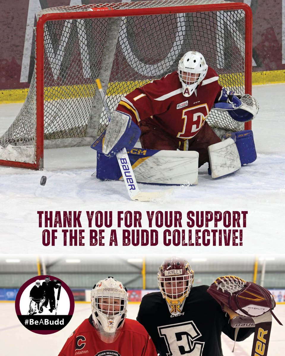 edgeschool's tweet photo. Edge School U18 Prep goalie and @BladesHockey prospect Ryley Budd is a huge advocate for @heroshockey and their SuperHEROS program.

This season, his #BeABudd Collective is closing in on a $20,00 fundraising goal.

Support the collective and learn more🗞️ https://t.co/BNVqemj4Rq https://t.co/R1WXpAiHin