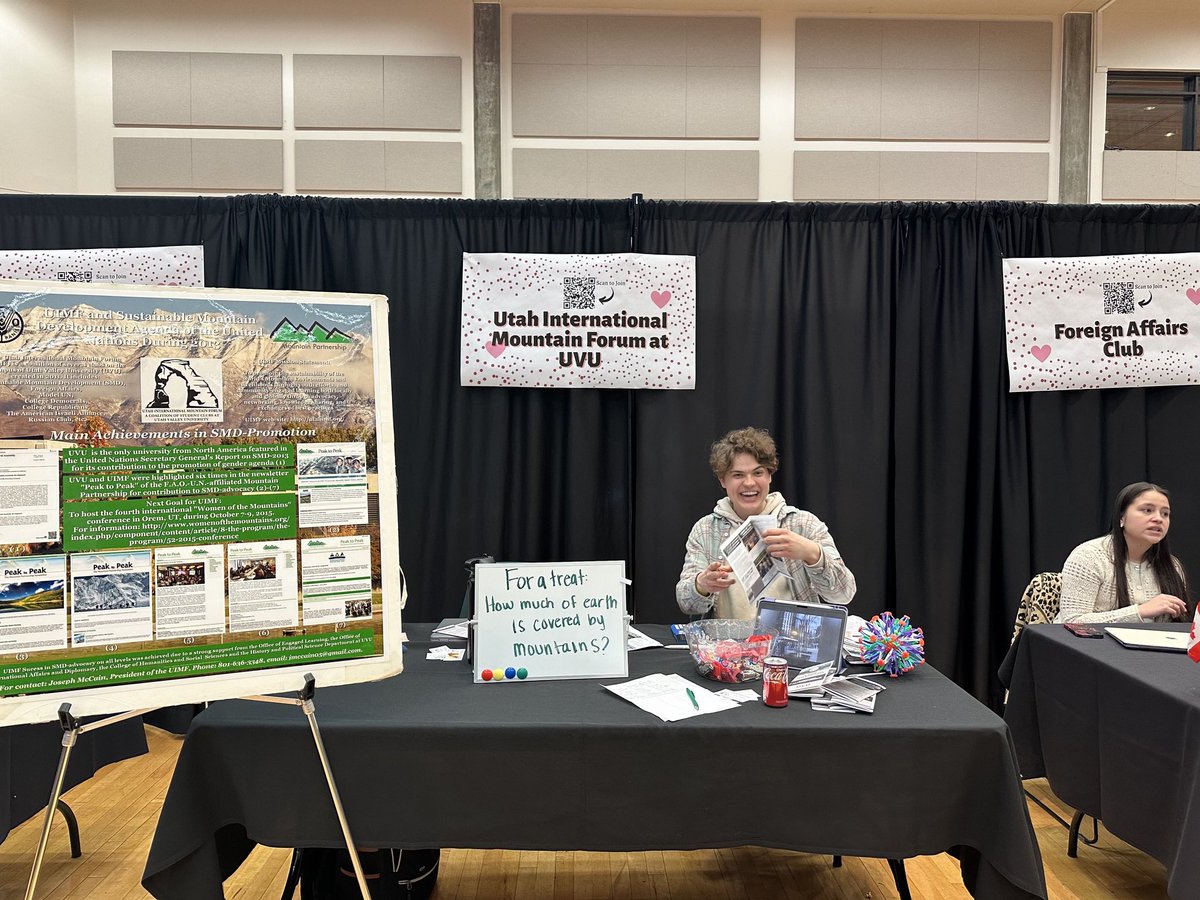 UtahIMF's tweet image. We had such a great time on the first day of Club Rush! Feel free to visit us in the Grand Ballroom from 10-2 today (Thursday, Feb 13th)!