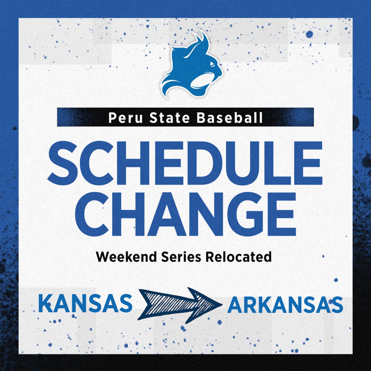 📣ANNOUNCEMENT-SCHEDULE CHANGE📣. 
Due to weather, this weekends series in Kansas has now been relocated to Arkansas.