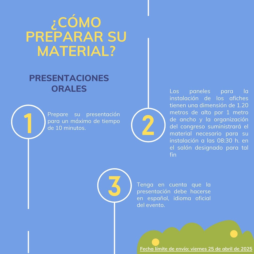 Estimados Amigos de la <a href="/ACGG_CO/">ACGG</a> :

Les presentamos las indicaciones a los autores para la participación en el XIX CONGRESO NACIONAL DE GERONTOLOGÍA Y GERIATRÍA 🇨🇴

Fecha límite de envío: Viernes 25 de abril, 2025.