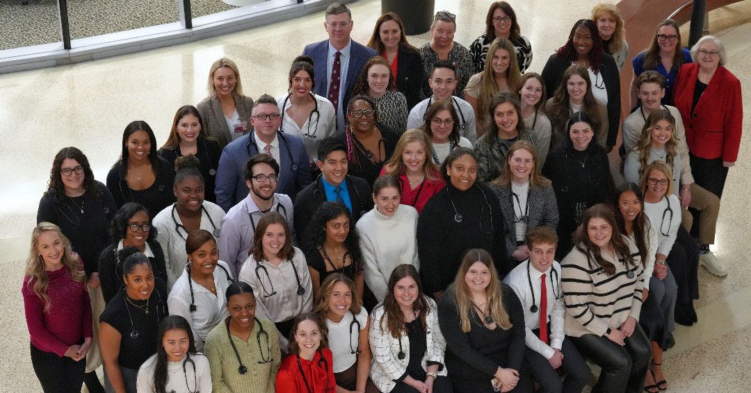 Join us in celebrating our Accelerated MSN students as they start the clinical component of their education. 🩺These students decided to pursue nursing as a second career and bring their knowledge and life experiences into health care. We’re here cheering you on every step! 🙌
