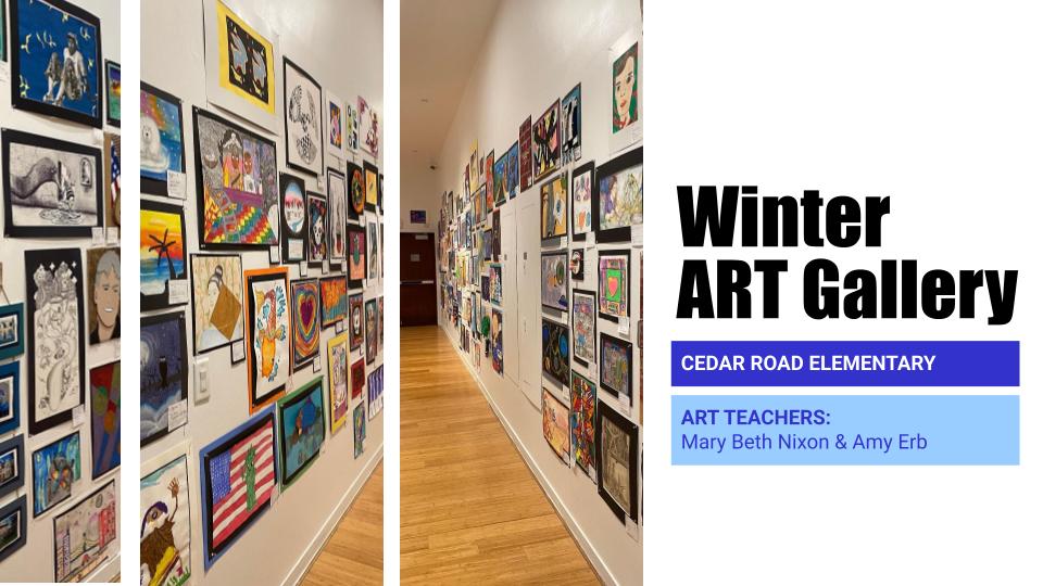 CRE is proud of all our Dolphins!!  Some Dolphins' Art work in on display in Chesapeake Public Schools Virtual Art Show!!  Virtual Art Show Link:  docs.google.com/presentation/d…