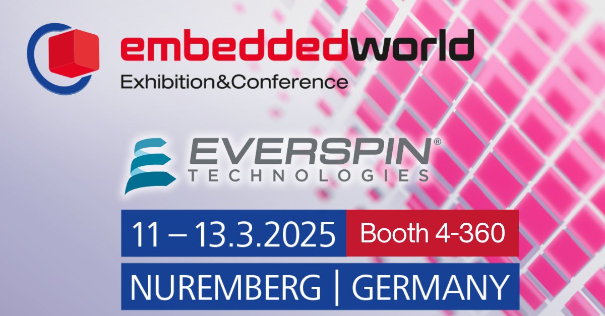 𝗝𝗼𝗶𝗻 𝗨𝘀 𝗮𝘁 #EW25, 𝗕𝗼𝗼𝘁𝗵 𝟰-𝟯𝟲𝟬, to see:
✅An update for 𝙋𝙀𝙍𝙎𝙔𝙎𝙏 𝗦𝗧𝗧-𝗠𝗥𝗔𝗠
✅𝗟𝗶𝘃𝗲 𝗱𝗲𝗺𝗼𝘀 including <a href="/openmvcam/">OpenMV</a> 𝗮𝗽𝗽
📍𝗠𝗲𝗲𝘁 𝘁𝗵𝗲 𝗧𝗲𝗮𝗺 &amp; discuss #MRAM in #EmbeddedSystems
📅𝗘𝗺𝗮𝗶𝗹 squinn@kiterocket.com to schedule a meeting
