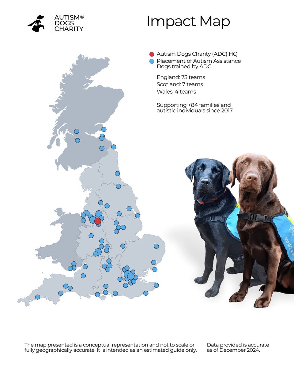 Our 2025 Autism Assistance Dog Programme waiting list is NOW OPEN!

This is your ONLY chance to apply this year!
📅 Closes 14th March
📍 Interviews every weekend
💙 Training &amp; lifelong support included
🔗 Apply now: autismdogs.co.uk/our-service/ap…
#AutismDogs #AssistanceDogs #ApplyNow