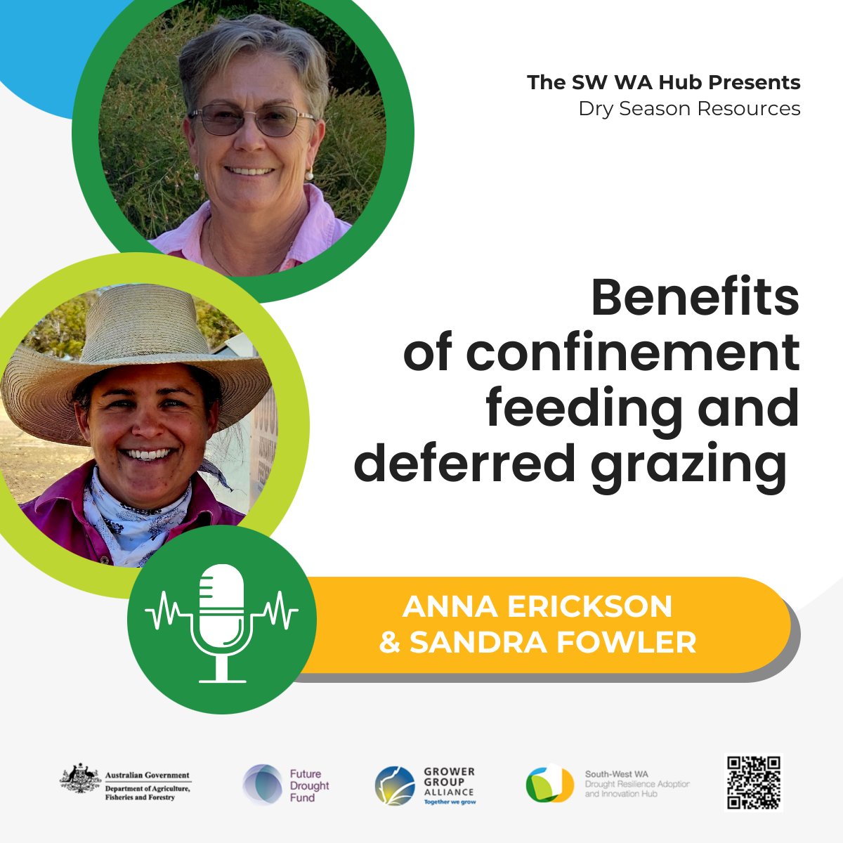 Ever wondered if confinement feeding might suit your farming system?

On the #WADroughtHub Dry Season Resources podcast, Congellin farmer Sandra Fowler &amp; <a href="/DPIRDWA/">DPIRDWA</a>'s Anna Erikson discuss the benefits of confinement feeding &amp; deferred grazing.

Listen here: hub.gga.org.au/podcast/benefi…