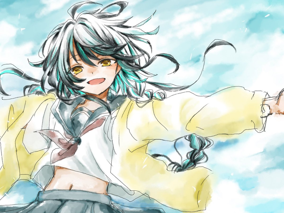 #これを見た人はおへそを見せる見た人強制 

創作も混じってるけど
チラ見せが好き🫰🏻 
