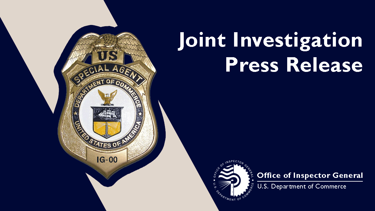 The Department of Justice has announced a settlement resulting from a Commerce OIG investigation into fraud allegations related to the 2020 Census. Read the full press release here: justice.gov/usao-ndia/pr/2…