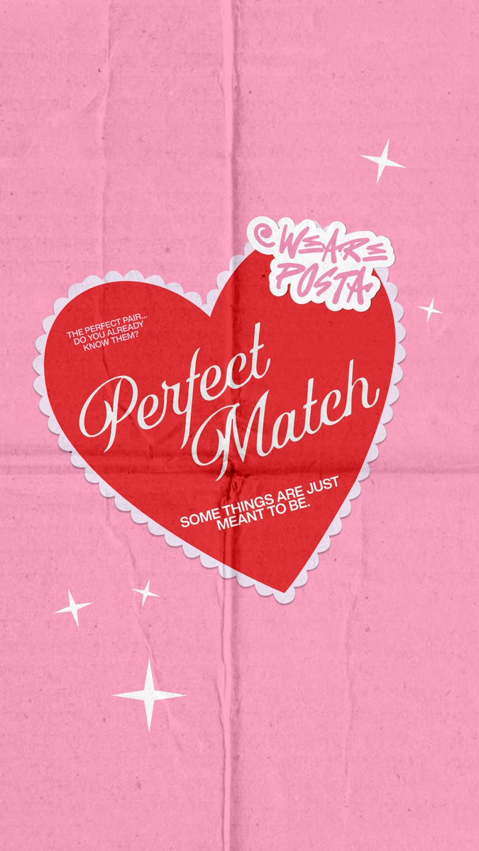 PostaStudio's tweet image. Some things are just meant to be.