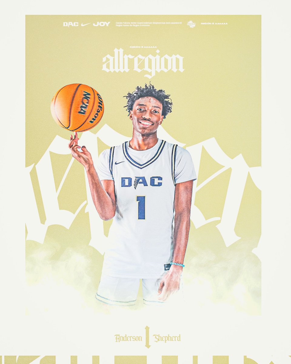𝔞𝔩𝔩 𝔯𝔢𝔤𝔦𝔬𝔫 

Anderson Shepherd has been named to the Region 8 AAAAAA All Region Team ✅

Andy averaged 10.7 Points, 4 Rebounds, and 2 Assists

Congrats Andy!!