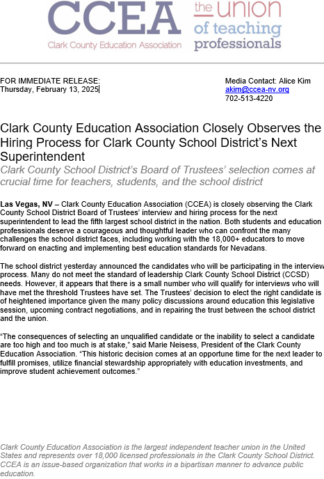 cceanv's tweet photo. Read our latest press release regarding the CCSD Superintendent Search. https://t.co/niI2wDtTsy