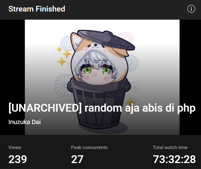 InuzukaDai's tweet image. makasih yang udah nemenin aku random :)