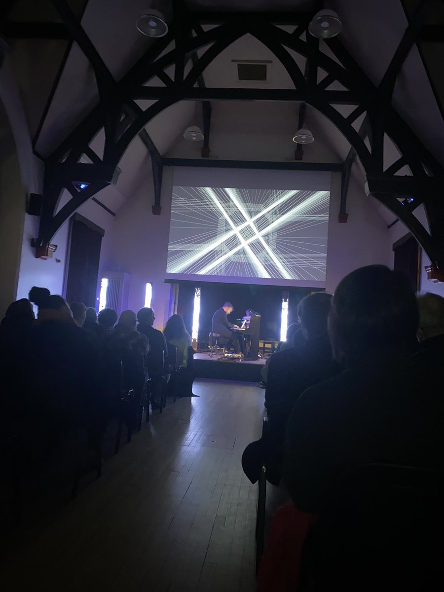 Beautiful sound and vision this evening with <a href="/larkhall/">Charlie Hooper-Williams</a> as part of the <a href="/niscifest/">NI Science Festival</a> nisciencefestival.com