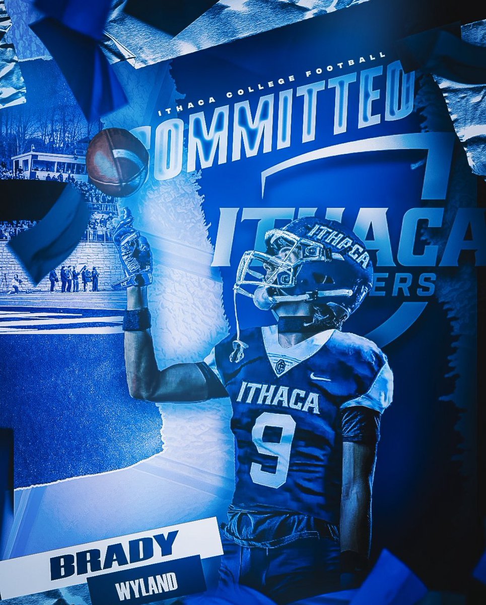Bradywyland9's tweet photo. VERY excited to announce my commitment to @IthacaBomberFB. A huge you to everyone that’s supported me throughout the years! 💣#onebeat #Committed

@Colonie_FB @CoachTerp_ @MaguireBrandon  @1AEPHOTOS https://t.co/9z0CLSX1ux